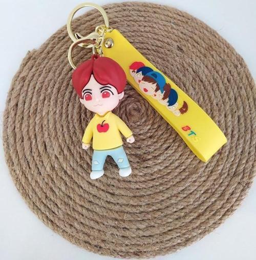 BTS Jungkook Figür Silikon Anahtarlık Çanta Süsü Oyuncak 12401