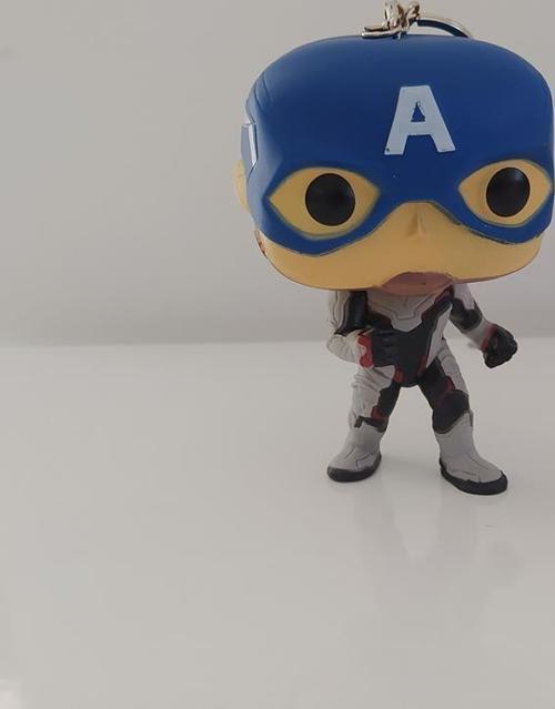Captain America Pop Figür Anahtarlık Çanta Süsü 9 cm