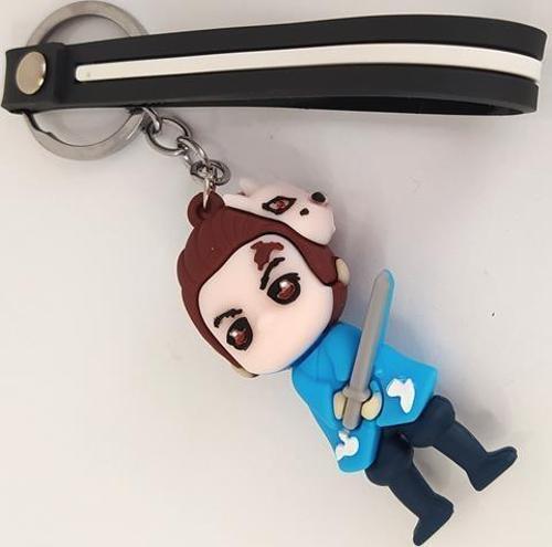 Demon Slayer Kimetsu No Yaiba Anime Silikon Anahtarlık Çanta Süsü