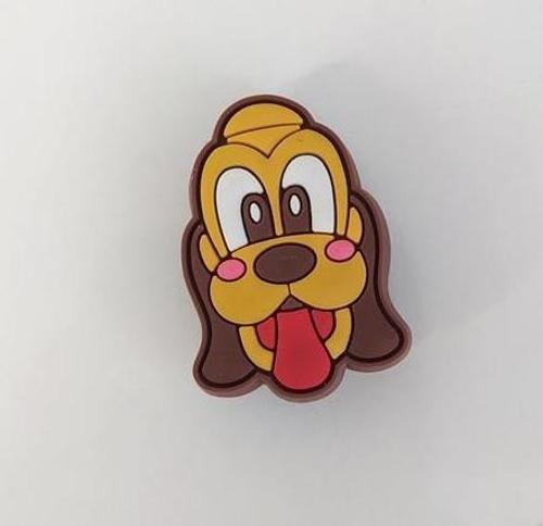 1 Adet Silikon Köpek Pluto Figür Tekli Terlik Süsü Aksesuar