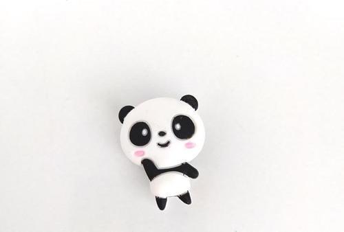 Panda Terlik Ayakkabı Süsü Silikon Kız Erkek Aksesuar 1 Adet Hediye  