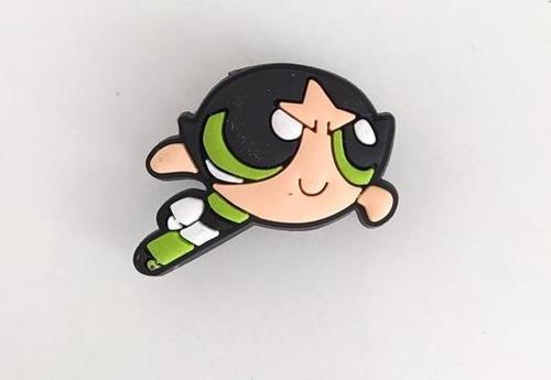 Powerpuff Girls Silikon Tekli Terlik Süsü Aksesuar 1 Adet  
