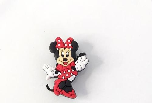 Silikon Minnie Mouse 1 Adet Tekli Terlik Süsü Aksesuar