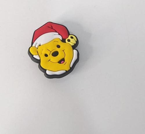 Terlik Ayakkabı Sandalet Tokası Silikon Pooh Terlik Süsü Aksesuar