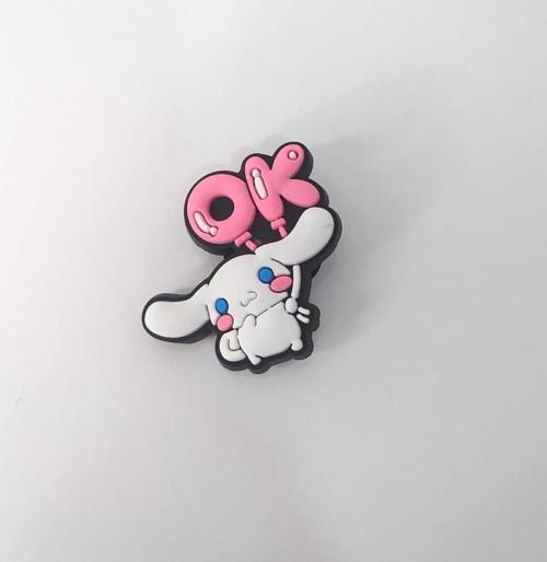 Terlik Ayakkabı Sandalet Tokası Silikon Sanrio 1 Adet Tekli Terlik Süsü Aksesuar