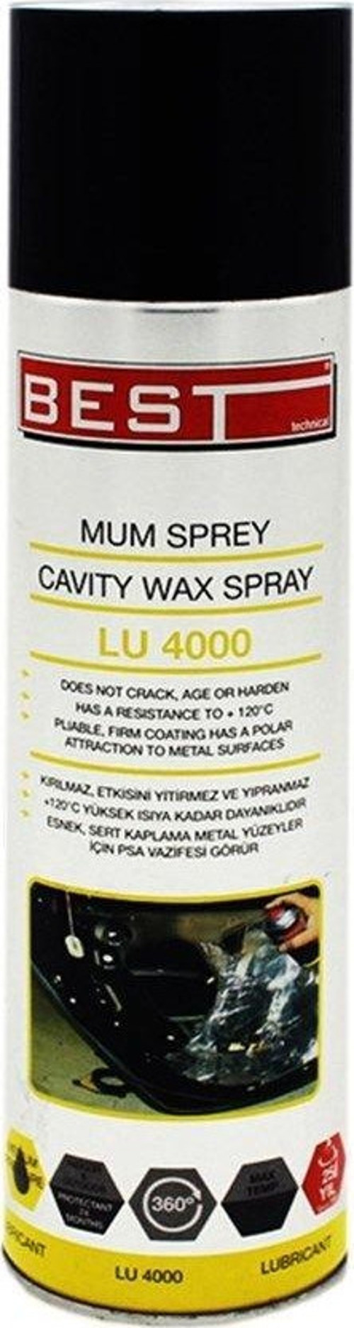 7S Lu 4000 Su İtici Silikonsuz Mum Sprey 500 Ml