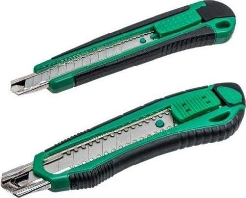 Ergonomik Kilitli Maket Bıçağı 18 Mm+9 Mm Set