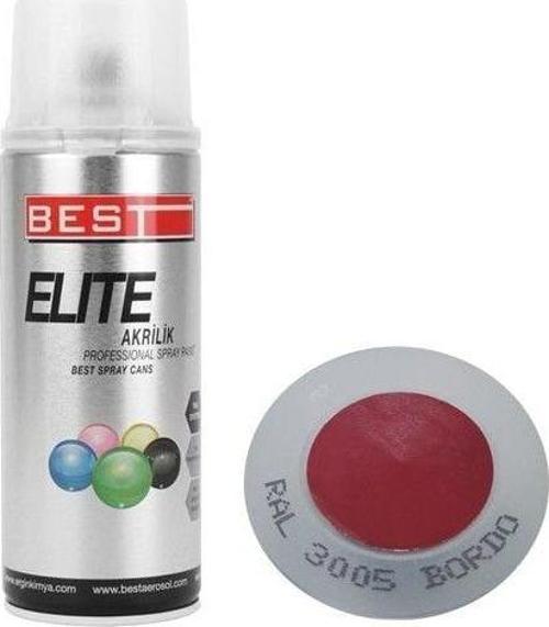 Elite Sprey Boya Bordo Ral3005 400Ml