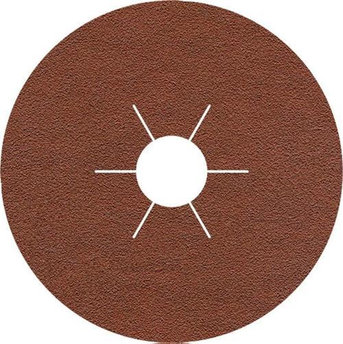 115X22.23 Ao Alüminyum Oksit Düz Fiber Disk Zımpara 80 Kum 958567