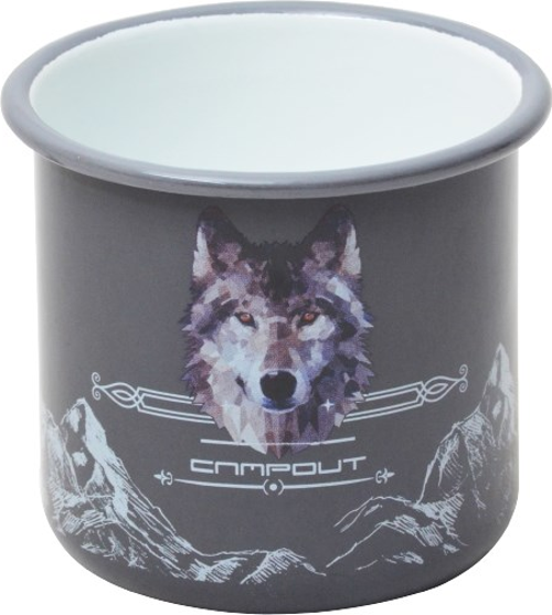 Campout Emaye Kupa Gri Ng194