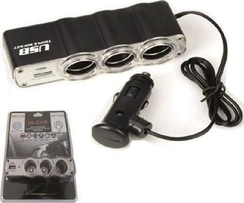 Çakmak Soketi 24v Kablolu 3 Lü Usb Li Vakumlu Br1702003