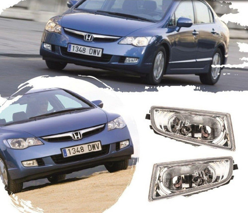 Honda Civic FD6 Sağ-Sol Ön Sis Lambası Ampullü Takım 2007-2009