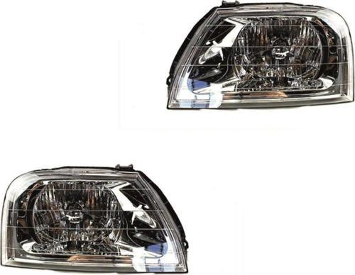 Mitsubishi L200 Uyumlu Magnum Kasa Far Lambası Sağ Sol Set 2000-2004