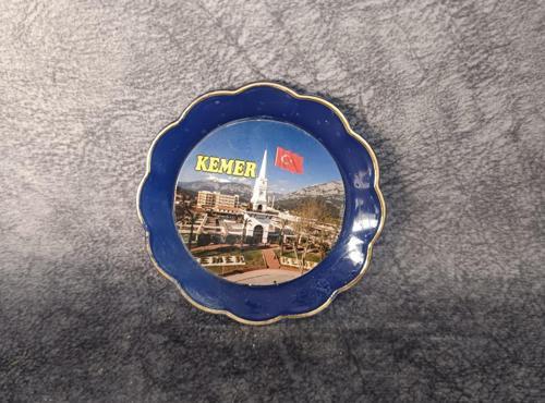 Magnet Tabak Nazar Turistik Türk Bayrak Buzdolabı Süsü Manyetik Mıknatıslı Hediyelik Eşya