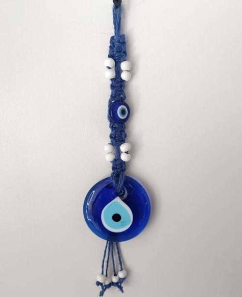 Cam Nazar Kötü Göz Kovucu Hand Made Ağaç Duvar Dekorasyonu Hasır Nazarlık Duvar Ağaç Ev Süsü