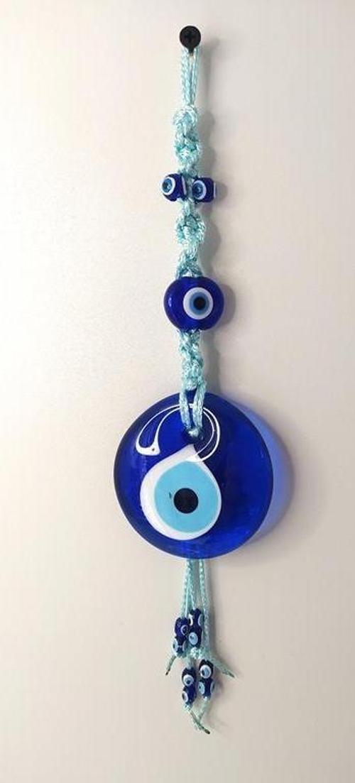 Cam Nazar Kötü Göz Kovucu Hand Made Ağaç Duvar Dekorasyonu Makrome Nazarlık Duvar Ağaç Ev Süsü
