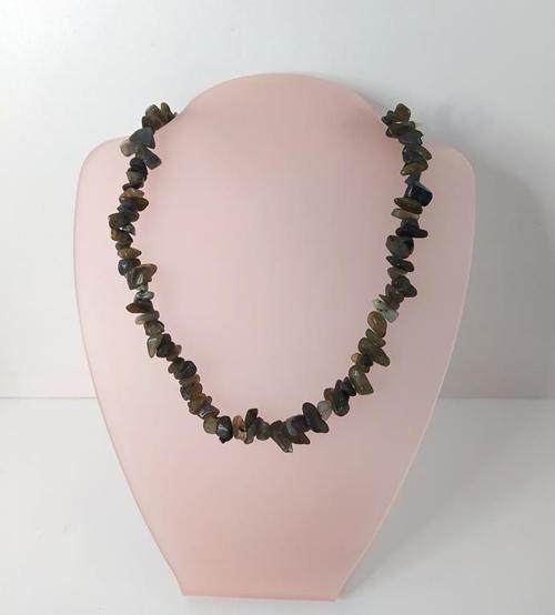 Kolye Kırık Doğal Taş Kolye Gerdanlık Çakra Enerji Takı Aksesuar