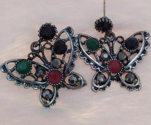 Hdmarketim Vintage Kelebek Hürrem Sultan Otantik Sallantılı Küpe
