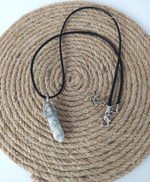 Doğaltaş Jasper Taşı Kolye Takı Bijuteri Aksesuar