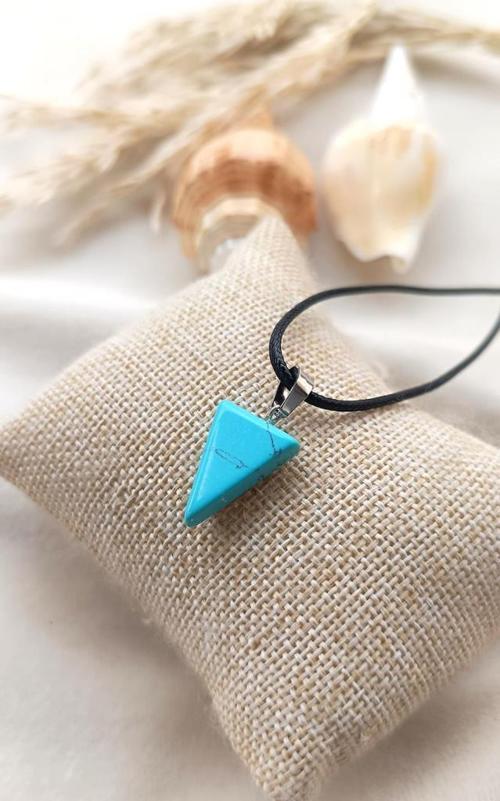 Firuze Kolye Gerdanlık Doğal Taş Turkuaz Çakra Yoga Reiki Kadın   