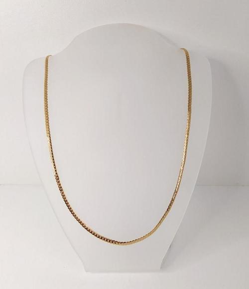 Kolye İtalyan Yassı 3 mm Paslanmaz Çelik 316 Kolye Kadın Erkek Unisex 