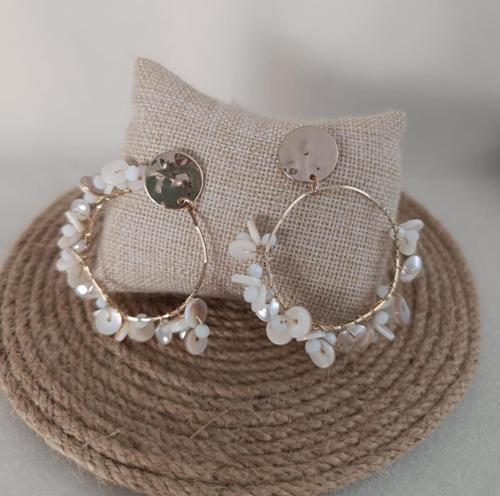 Küpe Otantik Doğal Taş Halka Sallantılı Küpe Nişan Düğün Kadın Takı Hediye