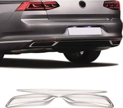 Vw Passat B8.5 Difüzör Krom Egzoz Çıtası 3 Parça 2019 Sonrası