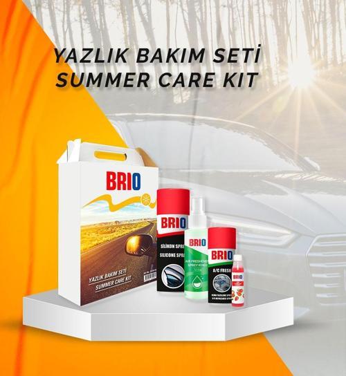 Yazlık Bakım Seti Silikon Sprey + Sprey Koku + Klima Tazeleme Spreyi + Cam Temizleme Sabunu