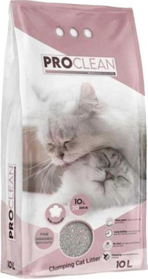 Hızlı Marketim Bebek Pudra Kokulu İnce Taneli Topaklanan Kedi Kumu 10 Lt