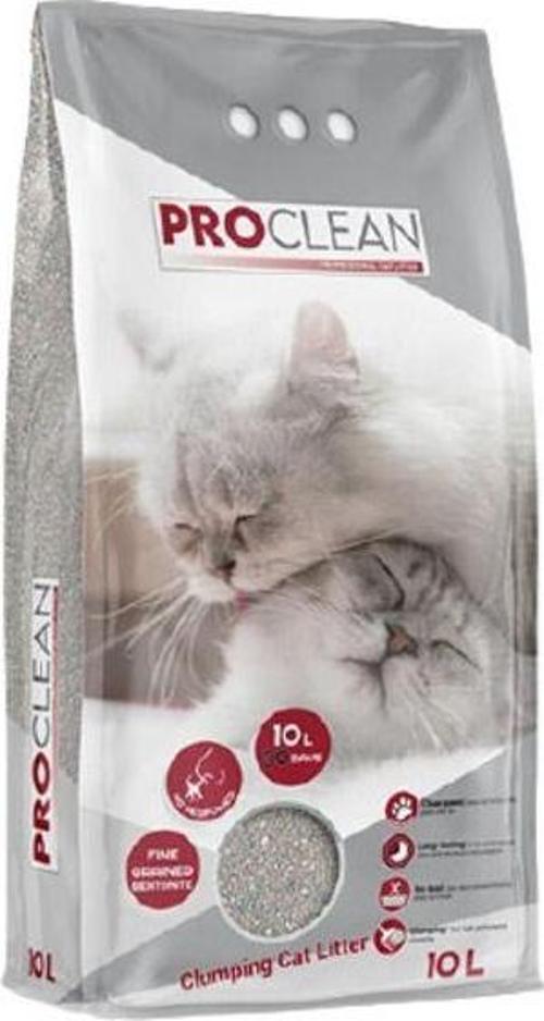 Aktif Karbonlu Topaklaşan İnce Taneli Bentonit Kedi Kumu 10 L