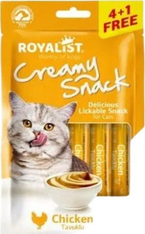 Tavuklu Kedi Ödül Maması (Creamy Sneack) 5 X 15 gr