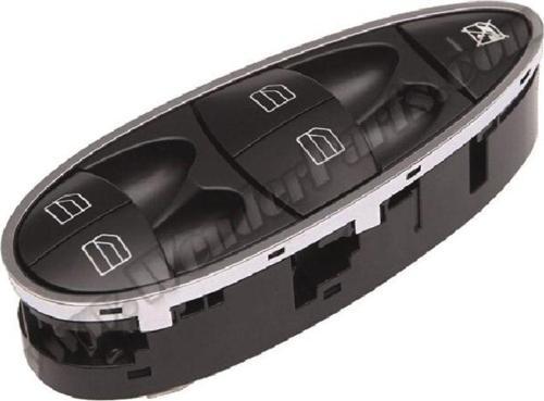 Mercedes W211 Ön Sol Cam Düğmesi Krom Çerçeveli A2118213679