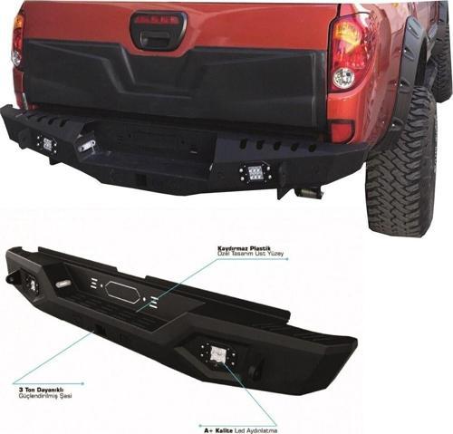Mitsubishi L200 Arka Tampon Komple Ledli Off Road Tip 2006-2011