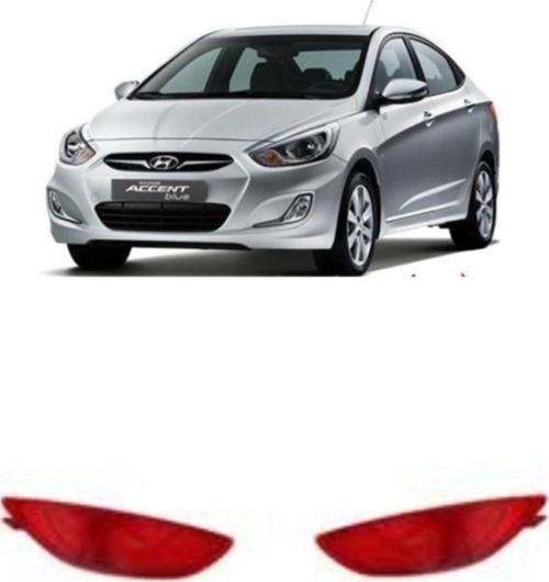 Hyundai Accent  Uyumlu lue Reflektör Tampon Arka Sağ-sol Takım 2011-2015