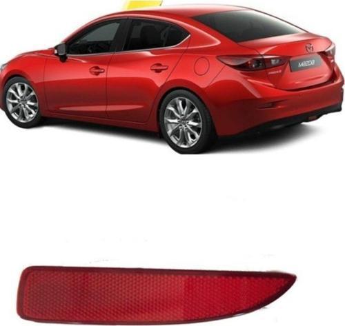 Mazda 3 Sedan Uyumlu  Arka Tampon Reflektörü Sol 2014-2016
