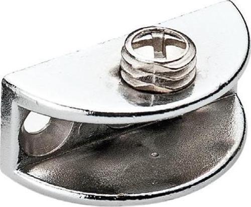MİNİ OVAL CAM ETEJERİ METAL VİDALI KROM