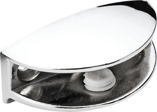 OVAL CAM ETEJERİ PLASTİK VİDALI KROM
