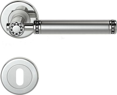 CONDI 303T SATEN KROM ROZETLI KAPI KOLU ROZETLİ ODA (TK)