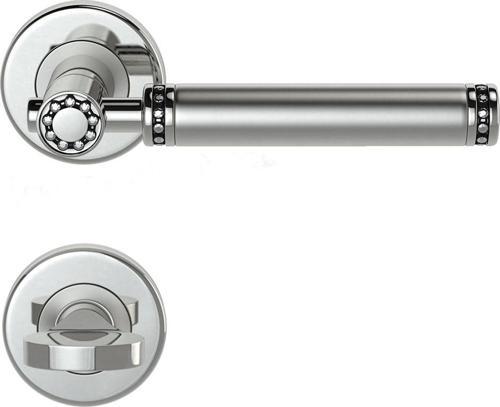 CONDI 303T SATEN KROM ROZETLI KAPI KOLU ROZETLİ WC (TK)