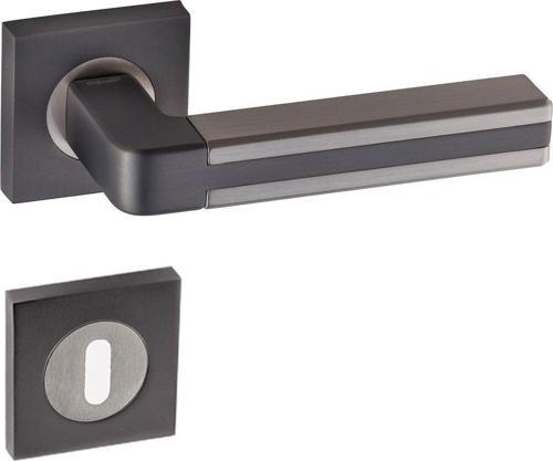 AVATAR ANTRASİT SATEN ROZETLİ KAPI KOLU ROZETLİ ODA (TK)