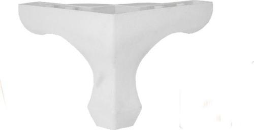 LÜKENS 10 CM BEYAZ PLASTİK AYAK