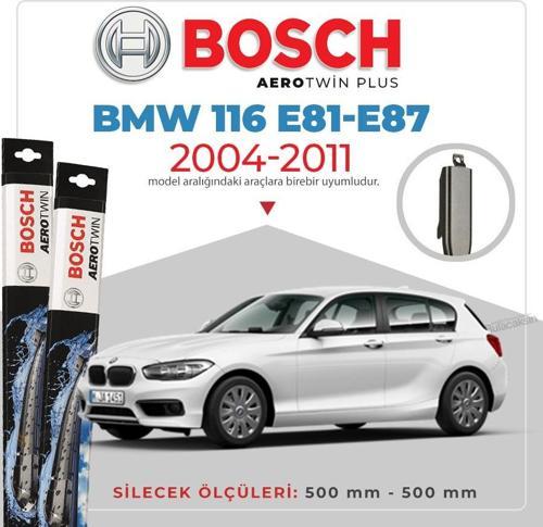 Bmw 116 E81-E87 Muz Silecek Takımı (2004-2011) Bosch Aerotwin