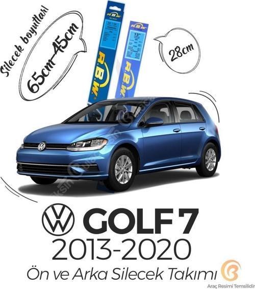 Ön ve Arka Silecek Seti Volkswagen Golf 7 2013-2017 ile uyumlu