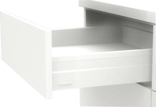 ALPHABOX 50 CM FRENLİ YANAKLI RAY GRİ 18 MM