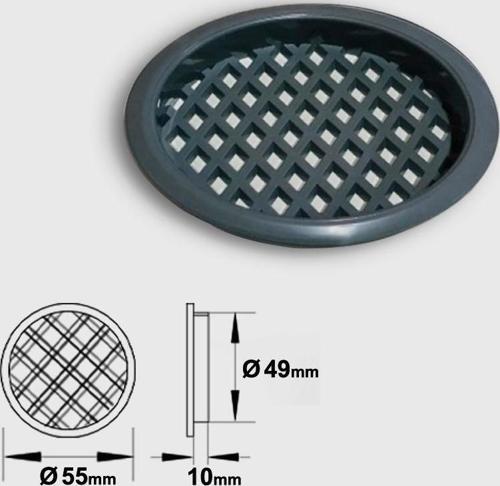 PLASTİK MENFEZ 50 LİK GRİ