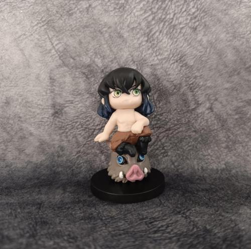 Anime Demon Slayer Inosuke Hashibira 9 cm Karakter Figür Oyuncak Biblo 