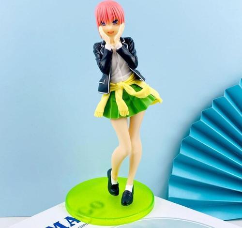 Anime The Quintessential Quintuplets Ichika Nakano Eşsiz Beşizler Karakter Figür Oyuncak Standlı Biblo 14666