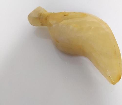 Dekoratif Doğal Onix Taş Muz Biblo Obje Ev Masa Süsü 10391