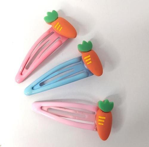 Havuç Renkli Meyveli Çıt Çıt Toka Saç Aksesuar 11493