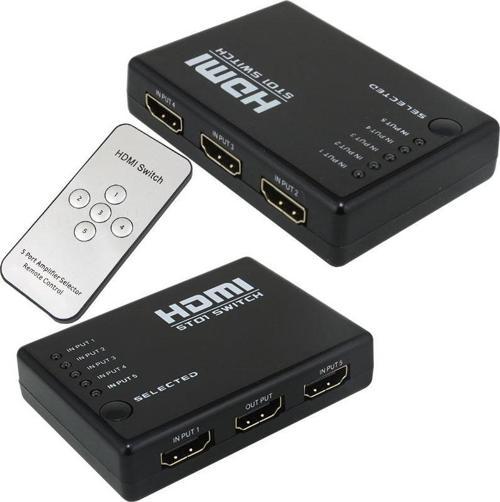 5 Giriş 1 Çıkış HDMI Switch
